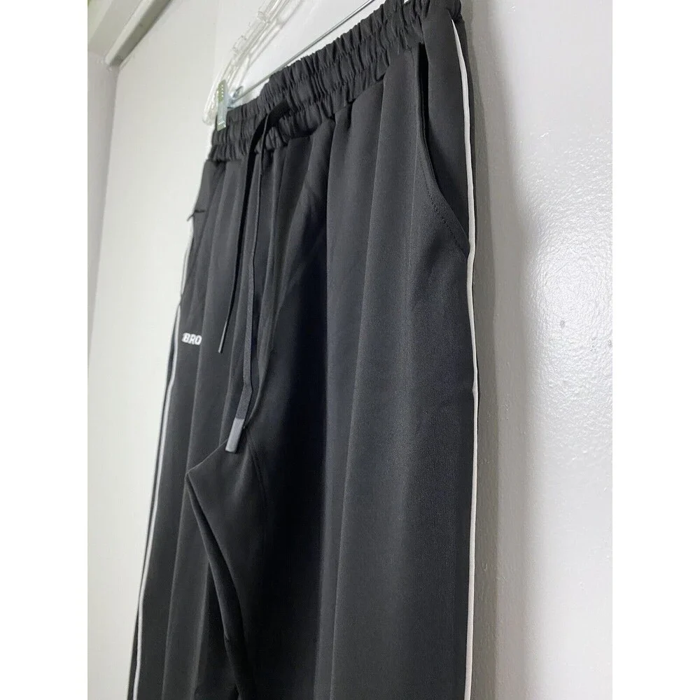 Brokig Sweatpants Men Size M Black Yoga Athletic Jogger Sleep Lounge Pockets